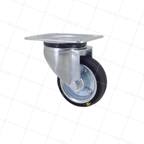 ANTISTATIC WHEEL DIAMETER 80MM LOAD 65KG - S2C 80 ANTISTATIC • Caujolle