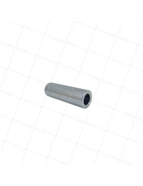 Spacer REDUCER DIAMETER 12MM INSIDE 20MM OUTSIDE AND LENGTH 62MM - ENT 12-20-62 CALIBRATED ZINC PLATED • Caujolle