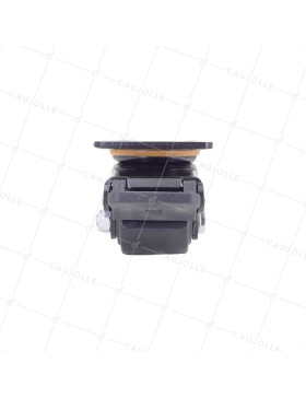 ROULETTE PIVOTANTE À FREIN EXTRA BASSE EN NYLON FIBRÉ DIAMÈTRE 50 MM CHARGE 400 KG - BLACK SURB XTREM 50 PAF