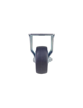 Castor FIXED WITH FLEXIBLE RUBBER, WEAR-RESISTANT AND NON-STAINING DIAMETER 80MM LOAD 100 KG - S15.F 80