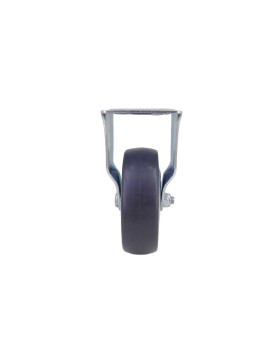 Castor FIXED SOFT RUBBER ANTI-WEAR AND NON-STAINING DIAMETER 100MM LOAD 130 KG - S15.F 100