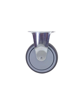Castor FIXED SOFT RUBBER WEAR-RESISTANT AND NON-STAINING DIAMETER 125MM LOAD 150 KG - S15.F 125