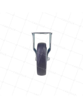 Castor FIXED SOFT RUBBER WEAR-RESISTANT AND NON-STAINING DIAMETER 125MM LOAD 150 KG - S15.F 125