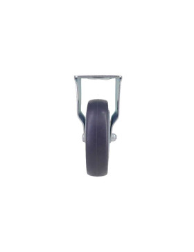 Castor FIXED SOFT RUBBER WEAR-RESISTANT AND NON-STAINING DIAMETER 125MM LOAD 150 KG - S15.F 125