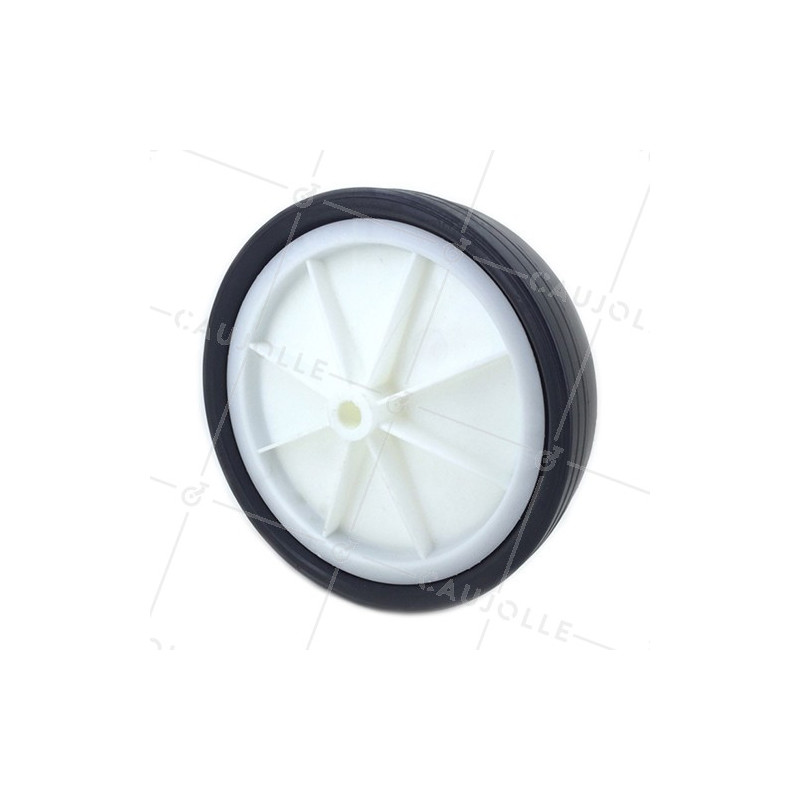 Roue Universelle Tondeuse à Gazon – Caoutchouc Durable Ø 19,5 Cm, Maniabilité Fluide, Remplacement Facile Pour Tondeuses Manuelles