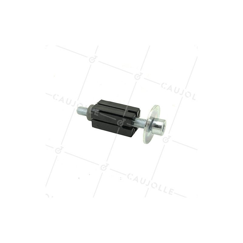 Expandable square socket for square tube from 25 mm to 27 mm.