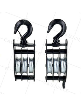 PAIR OF LIFTING MITTS FOR 10 MM DIAMETER ROPE 45 MM LOAD 150 KG