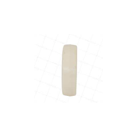 Poulie Nylon 50mm Type U - Roue à Gorge Pour Câble Métallique - Support 2.5mm - Charge 200kg