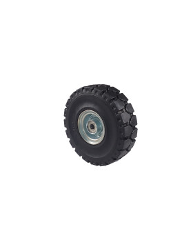 Roue En Tôle AMA 225x60x20mm En Nylon Autolubrifiante - Charge Max 450 Kg, Fabriqué En Italie