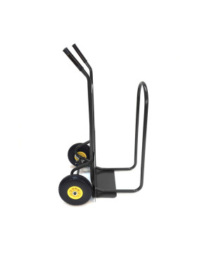 SACK TRUCK FOR LOGS WITH 2 PUNCTURE-PROOF WHEELS 