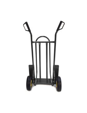 SACK TRUCK FOR LOGS WITH 2 PUNCTURE-PROOF WHEELS 