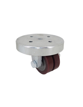 LOW-HEIGHT CAST IRON AND POLYURETHANE WHEEL HEAVY LOAD DIAMETER 50 MM HEIGHT 64 MM LOAD 160 KG - SURB 50 CAST IRON PU