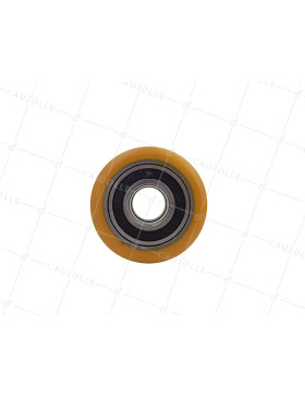 ROUE DE TRANSPALETTE DIAMETRE 60 MM CHARGE 150 KG AXE 20 MM - GTP60 30