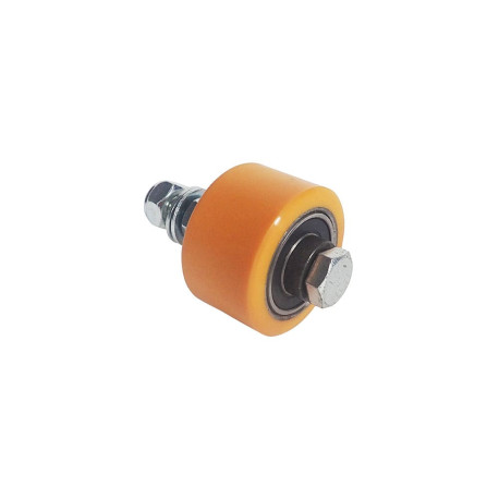 OLIVE GUIDE EN POLYURETHANE POUR PORTAIL COULISSANT DIAMÈTRE 50 MM LONGUEUR 30 MM AVEC BOULON DE 10 MM - OL 50X30 PU