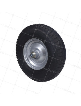 Wheel OF Trailer 140 KM/H DIAMETER 420 MM LOAD 345 KG FOR AXLE OF 12 MM - S2600 B12 6PR Trailer WIDE • Caujolle