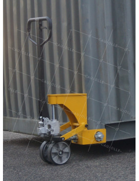 PALLET TRUCK FOR CONTAINER WITH SIDE FIXING - LEFT RIGHT SET