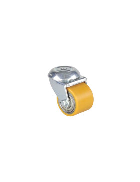Castor EXTRA-LOW FIXATION TO Bolt hole HEAVY LOAD DIAMETER 50 MM HEIGHT 72 MM LOAD 150 KG - SURB 50 O