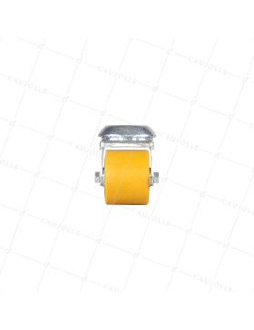 Castor EXTRA-LOW FIXATION TO Bolt hole HEAVY LOAD DIAMETER 50 MM HEIGHT 72 MM LOAD 150 KG - SURB 50 O